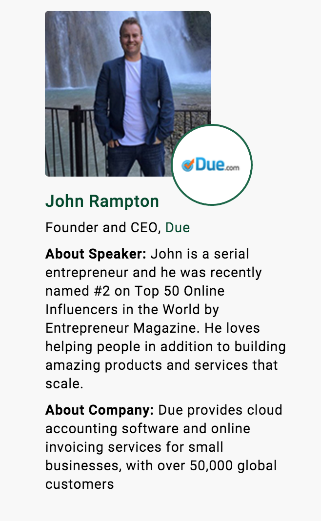 John Rampton at BANKING DISRUPTED