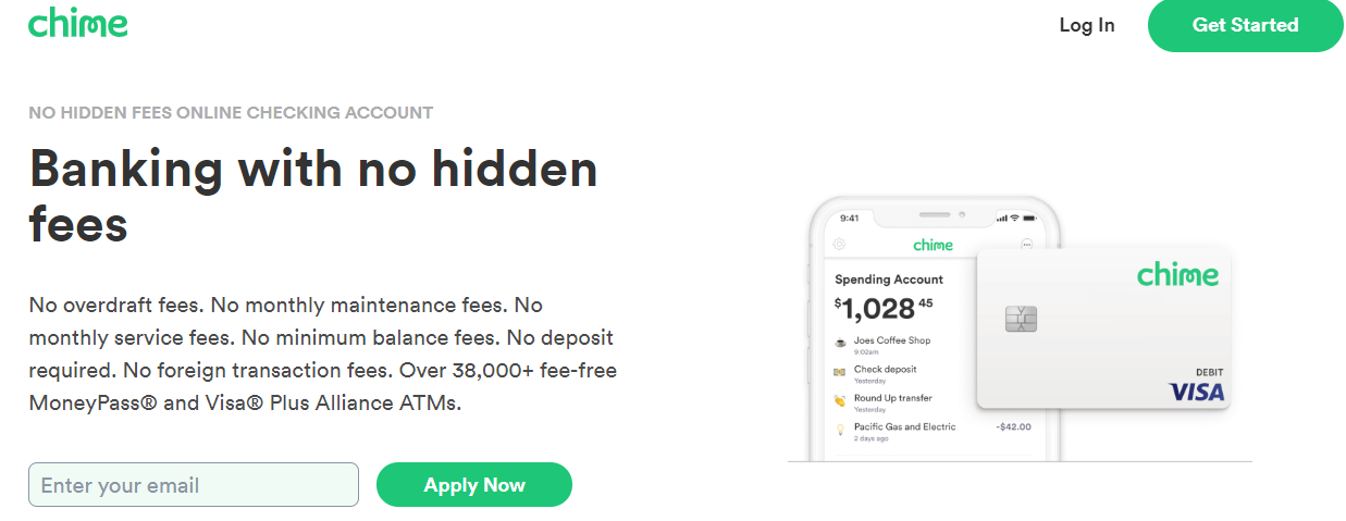 no fees with Chime