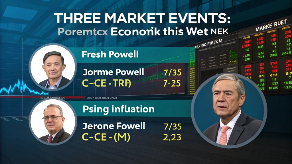 three market events to watch
