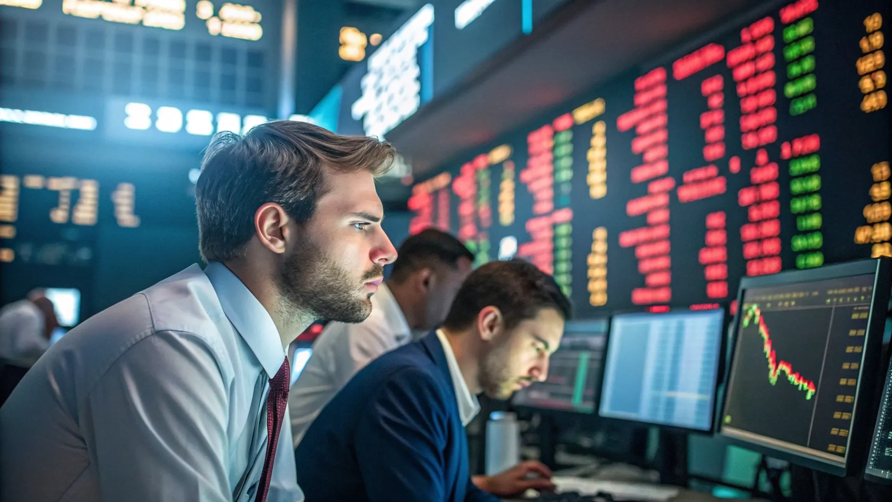 markets suddenly shifted risk off