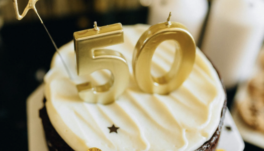 number 50 in gold; A 50 year mortgage???