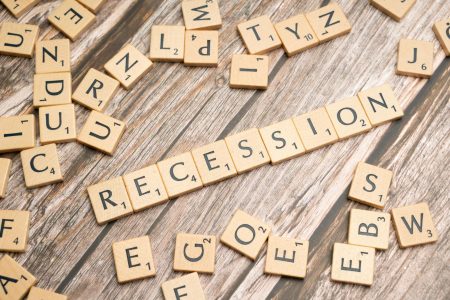 word tiles with recession on it; Recession-Proof Your Retirement Portfolio
