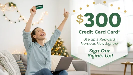 card issuer three hundred signup bonus