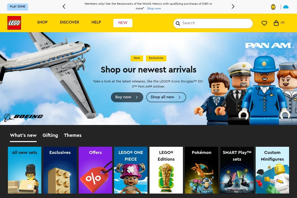 Screenshot of LEGO Serious Play homepage