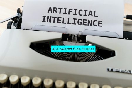 analog typewriter; AI-Powered Side Hustles Earn More Than Day Job in 2026