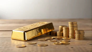 gold bars; Gold prices test inflation hedge
