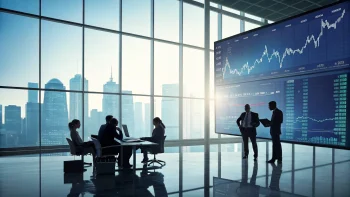 lenders at screen looking at rates; Lenders cut rates