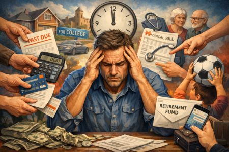 Gen X money crunch being pulled in every financial direction between kids and parents