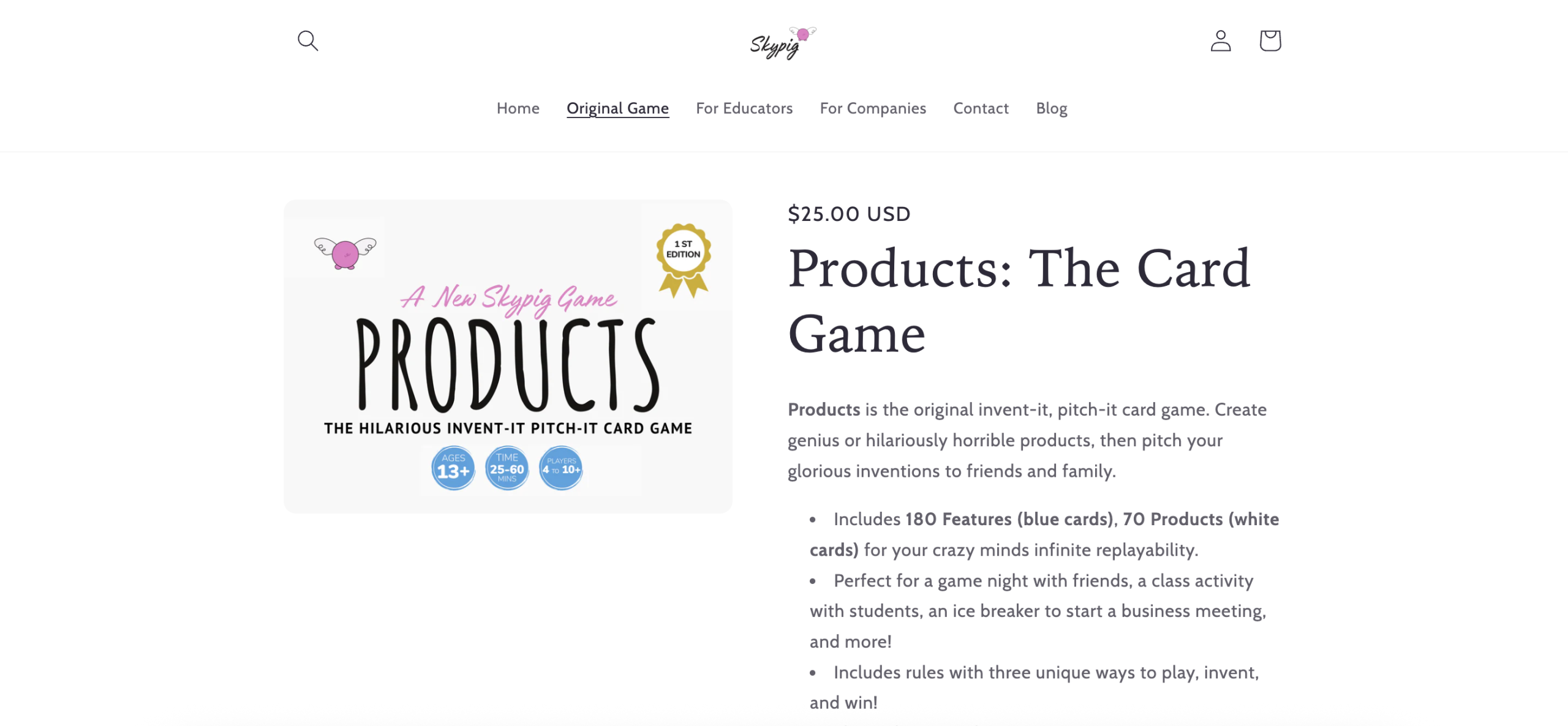 Products card game entrepreneurship activity teaching business skills and innovation to students