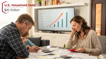 Household debt levels in context with income ratios and financial health indicators
