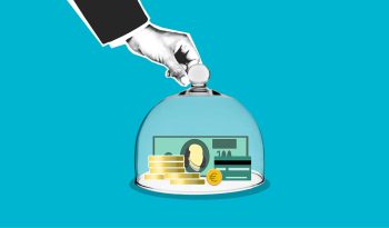 a bubble over various savings; Protect Your Savings from Inflation and Market Turmoil