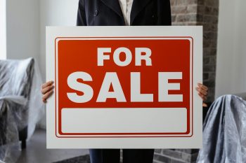 a for sale sign; Your Money If You Step Away From the Business