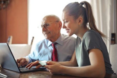 old guy and daughter setting up an emergency fund; Build a 6-Month Emergency Fund on a Tight Budget
