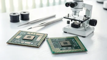 microscope and chips, earnings; Chipmakers in focus as earnings loom