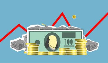 graphic with money and coin; Profit First vs Traditional Budgeting Business Owners