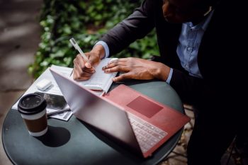 woman getting financials together for the talk; The Money Conversation That Saves Marriages