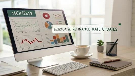 monday snapshot refi loan rates