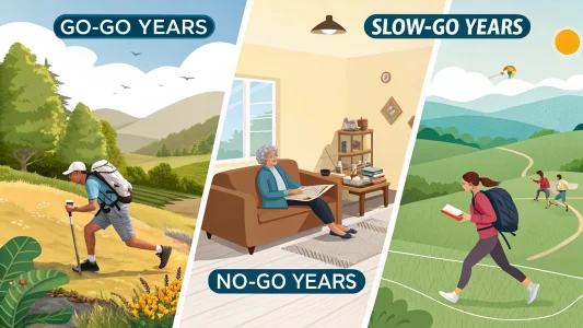 retirement spending across three phases