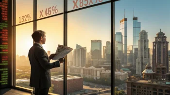 businessman looking out at wall street; How to Recession-Proof Your Personal Finances