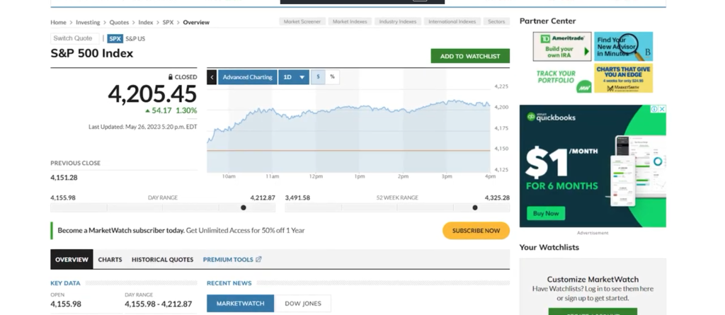 S&;P 500 Index Fund