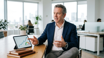 a credit expert giving details about credit scores;