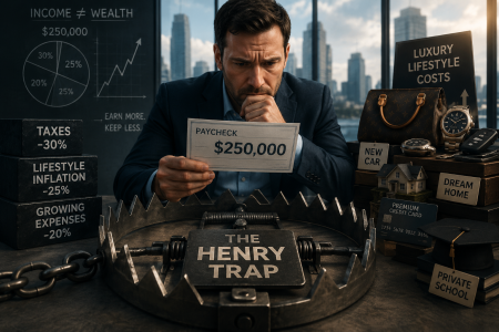 the henry trap Man looking at what he makes; HENRY Inside the Math of the $250k Paycheck