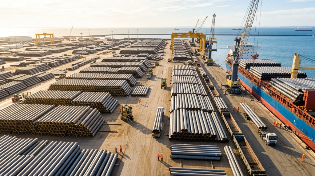 welspun secures record billion pipe order