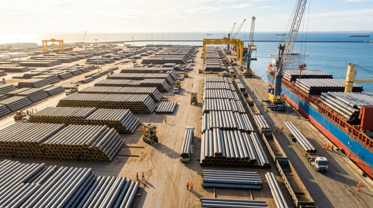 welspun secures record billion pipe order