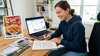 woman working on her facebook strategy; Testing Facebook Revenue Strategy