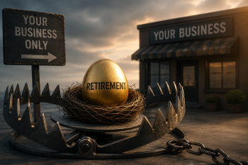 showing the golden retirement egg;